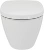 Ideal Standard Connect WC-Set, Wandtiefspül-WC mit Absenkautomatik, Rundes Design, Alpin Weiß Bild 2