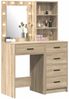 vidaXL Schminktisch 2 pcs Braun 50 x 41 x 135 cm Holzwerkstoff 3334202 Bild 3