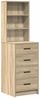 vidaXL Schminktisch 2 pcs Braun 50 x 41 x 135 cm Holzwerkstoff 3334202 Bild 5