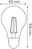 5x 8 W E27 LED Filament Leuchtmittel Birne A60 1055 Lumen Neutralweiß Bild 2
