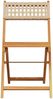 vidaXL Gartenstühle 8 Stk. Klappbar Beige Poly Rattan & Massivholz 3214600 Bild 4