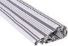 Volant für elektrische Vollkassetten-Markise T124, 5x3m ausfahrbarer Volant Polyester ~ grau-weiß Bild 4