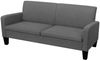 vidaXL 2-tlg. Sofagarnitur Stoff Dunkelgrau 278213 Bild 2