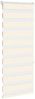 vidaXL Doppelrollo Marmorbeige 60x150 cm Stoffbreite 55,9 cm Polyester 4014643 Bild 3