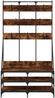 vidaXL Kleiderständer mit Schuhablage Räuchereiche 100x40x184 cm 837859 Bild 3