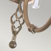 Wandlampe, Stahl, Gealtertes Messing, H 22 cm Bild 4