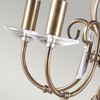 Wandlampe, Stahl, Gealtertes Messing, H 22 cm Bild 2