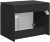 vidaXL Wandmontierter Badezimmerschrank Schwarz 62,5 x 44,5 x 50 cm 890473 Bild 5