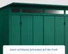 Hörmann Ecostar Metall-Gerätehaus Elegant mit Pultdach Typ 2, 238x238 cm , moosgrün, 5,7 m²,2-flüglige Tür Bild 4