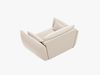 Micadoni Sessel Kaelle 1-Sitzer Samt Bluvel Helles Beige Bild 3