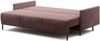Selsey 'Hamiel' 3-Sitzer Sofa mit Schlaffunktion und Bettkasten, Cord, Lila Bild 4