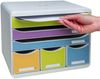 EXACOMPTA Aufbewahrungsbox Schubladenbox STOREBOX, 6 Schubladen, Pop N'Co Farben sortiert 306909D, Schubladenboxen Bild 3