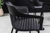 riess-ambiente Stuhl AIRE schwarz (Einzelartikel, 1 St), Esszimmer · Kunststoff · Metall · Outdoor · Balkon Bild 3