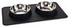 Beeztees Napf-Set Dinner Set Silikon Inox Dex schwarz Bild 5