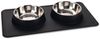 Beeztees Napf-Set Dinner Set Silikon Inox Dex schwarz Bild 4