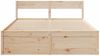 vidaXL Massivholzbett ohne Matratze 150x200 cm Kiefernholz 3282345 Bild 4