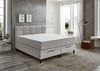 Boxbett Wicky / BX2590 Wien, Polyester, Stoff, Silber, 180 x 114 x 213 cm Bild 2