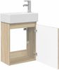 vidaXL Badezimmer Waschtischunterschrank mit Wasserhahn Sonoma-Eiche 889493 Bild 4