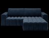 Eltap 'Bonett' Ecksofa mit Schlaffunktion, 92 x 175 x 250 cm, Dunkelblau, Rechts Bild 2