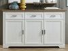 Buffet >Jasmin< in Pinie-Hell aus Metall - 166x205x48cm (BxHxT) Bild 2