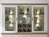 Buffet >Jasmin< in Pinie-Hell aus Metall - 166x205x48cm (BxHxT) Bild 3
