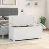 vidaXL Sitzbank Weiß 110x41x76,5 cm Massivholz Kiefer 823555 Bild 4