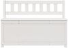 vidaXL Sitzbank Weiß 110x41x76,5 cm Massivholz Kiefer 823555 Bild 5