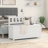 vidaXL Sitzbank Weiß 110x41x76,5 cm Massivholz Kiefer 823555 Bild 3