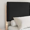 vidaXL Bettgestell mit gepolstertem Kopfteil Schwarz 120 x 190 cm 3405524 Bild 3
