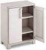 Dmora Gartenschrank Grimsby, Gartenmöbel, Mehrzweck-Gartenschrank, Container für Balkon oder Garage, Made in Italy, 80x44 h100 cm, Sand Bild 4
