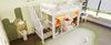 Halbhohes Bett 90x200 cm mit 2 Schubladen – Offener Kleiderschrank mit mehrfarbiger LED-Beleuchtung Bild 5