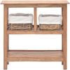 vidaXL Konsolentisch Massives Mahagoniholz 69x28x70 cm 244489 Bild 2