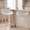 IDIMEX Barhocker IREK, Barhocker 2er Pack Barstuhl Theke Bar Hocker Tresenhocker Retro Design Bild 2