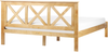 Bett mit Lattenrost TANNAY 160 x 200 cm Holz Heller Holzfarbton Bild 5