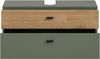 welltime Waschbeckenunterschrank VANN, Breite 75cm, hängende, 2 Schubkästen, mit Siphonausschnitt (individuell mit weiteren Artikel der Serie VANN kombinierbar) Waschtisch, Waschbeckenschrank, Kommode, Schrank, Badezimmer, Bad Bild 4