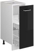 Unterschrank R-Line Schwarz Hochglanz 30 cm mit Tür, ohne Arbeitsplatte Vicco Bild 5
