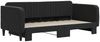vidaXL Tagesbett Ausziehbar Schwarz 90x190 cm Samt 3197078 Bild 3