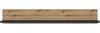 Wandboard >CORTE< in Coast Evoke Eiche Dekor/Kosmos Grau - 160x24x21,6 (BxHxT) Bild 2