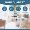 Schreibtisch elektrisch höhenverstellbar, Ergonomische Arbeitstisch, Gestell und Tischplatte Bild 3