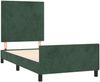 vidaXL Bettgestell ohne Matratze Dunkelgrün 90x200 cm Samt 3125614 Bild 4