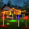 8er Set RGB LED Solarleuchten mit Farbwechsel für den Garten Bild 2