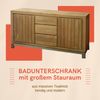 Waschbeckenunterschrank Arboga aus Teakholz - Breite vom Unterschrank: 120 cm Bild 4