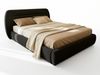 Polsterbett Orio - Bettkasten mit Gasdruckfedern - Doppelbett mit Lattenrost, Bett mit Polsterkopfteil, Bettgestell, Schlafzimmer, Bouclé-Stoff (180 x 200 cm, Schwarz (Coral 60)) Bild 2