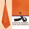 NirvanaShape Reisehandtuch Mikrofaser Handtücher Set, Badehandtuch, Reisehandtuch, Strandtuch, Ecktasche mit Reißverschluss, saugfähig, leicht, schnelltrocknend Bild 4