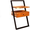 KAWOLA Nachttisch LOMER Beistelltisch Akazie massiv natur 1 Schublade 77 x 35 x 45 cm Bild 3