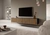 Selsey 'Telire' TV-Hängeboard, Schwarz / Eichenholz-Optik, ca. 30 x 175 x 32 cm Bild 3