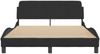 vidaXL Bettgestell "Dover" Schwarz 140x200 cm Samt 373194 Bild 4
