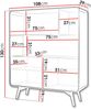 Regal Hikavo RG108 (Farbe: Nuss Warmia) Bild 5