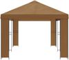 vidaXL Garten Pavillon 6 x 3 m Beige Polyester und Stahl 190 3376007 Bild 4