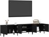 vidaXL TV-Schränk Schwarz Eichen-Optik 180 x 31,5 x 40 cm 862818 Bild 3